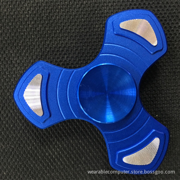 Hand Spinner Fidget Toy Finger Spinner Aluminium Alloy High Speed Up to 3 Min Spins Tri-spinner to Relieves Boredom